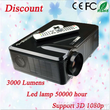 3000 lumens 1280*800 resolution 150w led lamp 50000 hour full hd video projector